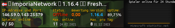 Userbar 560x90 mit Online-Player-Charts für Server 146.59.0.143:25579
