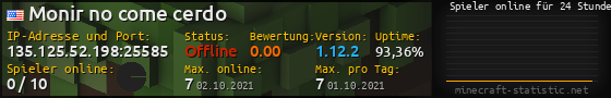 Userbar 560x90 mit Online-Player-Charts für Server 135.125.52.198:25585