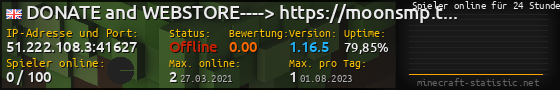 Userbar 560x90 mit Online-Player-Charts für Server 51.222.108.3:41627