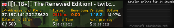 Userbar 560x90 mit Online-Player-Charts für Server 37.187.141.202:25620