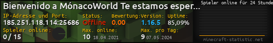 Userbar 560x90 mit Online-Player-Charts für Server 185.251.118.114:25686