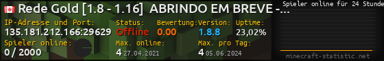 Userbar 560x90 mit Online-Player-Charts für Server 135.181.212.166:29629