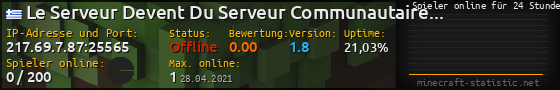 Userbar 560x90 mit Online-Player-Charts für Server 217.69.7.87:25565