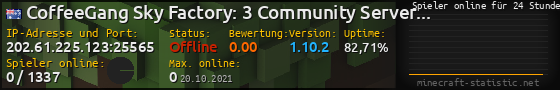 Userbar 560x90 mit Online-Player-Charts für Server 202.61.225.123:25565
