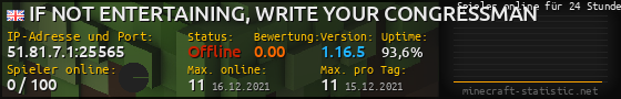 Userbar 560x90 mit Online-Player-Charts für Server 51.81.7.1:25565