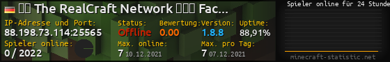 Userbar 560x90 mit Online-Player-Charts für Server 88.198.73.114:25565