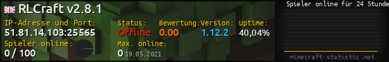 Userbar 560x90 mit Online-Player-Charts für Server 51.81.14.103:25565
