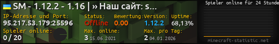 Userbar 560x90 mit Online-Player-Charts für Server 95.217.53.179:25596