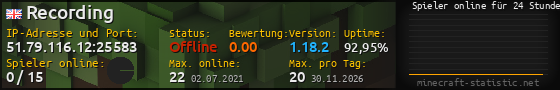 Userbar 560x90 mit Online-Player-Charts für Server 51.79.116.12:25583