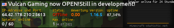 Userbar 560x90 mit Online-Player-Charts für Server 64.42.178.210:25613