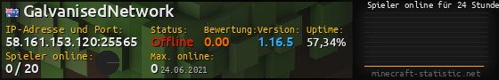 Userbar 560x90 mit Online-Player-Charts für Server 58.161.153.120:25565