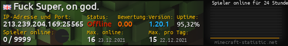 Userbar 560x90 mit Online-Player-Charts für Server 213.239.204.169:25565