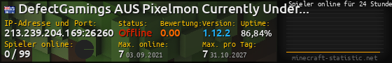 Userbar 560x90 mit Online-Player-Charts für Server 213.239.204.169:26260