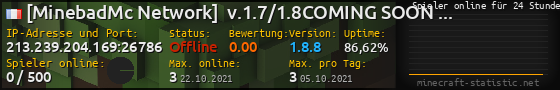 Userbar 560x90 mit Online-Player-Charts für Server 213.239.204.169:26786