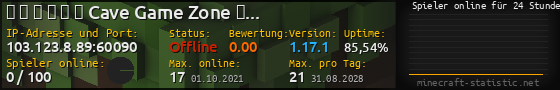 Userbar 560x90 mit Online-Player-Charts für Server 103.123.8.89:60090