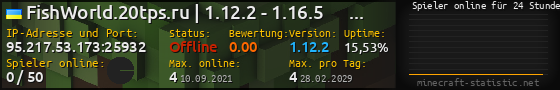 Userbar 560x90 mit Online-Player-Charts für Server 95.217.53.173:25932