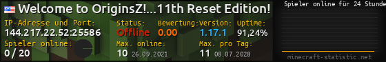 Userbar 560x90 mit Online-Player-Charts für Server 144.217.22.52:25586