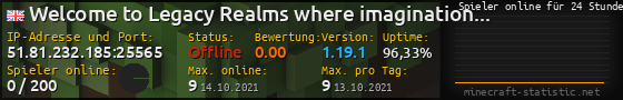 Userbar 560x90 mit Online-Player-Charts für Server 51.81.232.185:25565