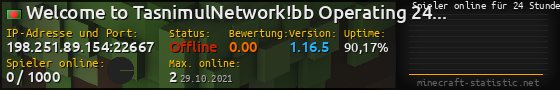 Userbar 560x90 mit Online-Player-Charts für Server 198.251.89.154:22667