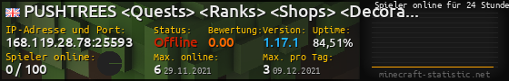 Userbar 560x90 mit Online-Player-Charts für Server 168.119.28.78:25593