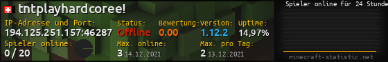 Userbar 560x90 mit Online-Player-Charts für Server 194.125.251.157:46287