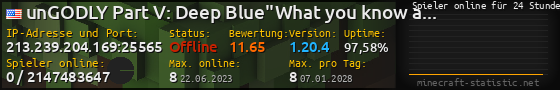 Userbar 560x90 mit Online-Player-Charts für Server 213.239.204.169:25565