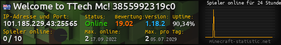 Userbar 560x90 mit Online-Player-Charts für Server 101.185.229.43:25565