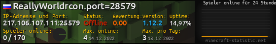 Userbar 560x90 mit Online-Player-Charts für Server 217.106.107.111:25579