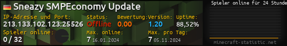 Userbar 560x90 mit Online-Player-Charts für Server 213.133.102.123:25526