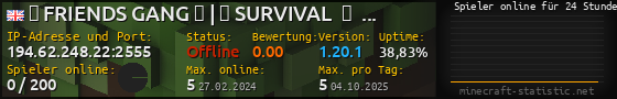 Userbar 560x90 mit Online-Player-Charts für Server 194.62.248.22:2555