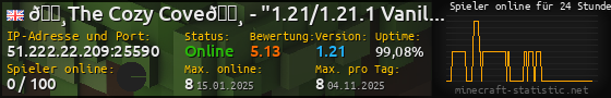 Userbar 560x90 mit Online-Player-Charts für Server 51.222.22.209:25590