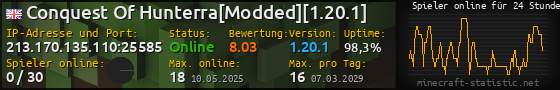 Userbar 560x90 mit Online-Player-Charts für Server 213.170.135.110:25585
