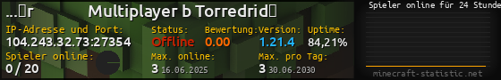 Userbar 560x90 mit Online-Player-Charts für Server 104.243.32.73:27354