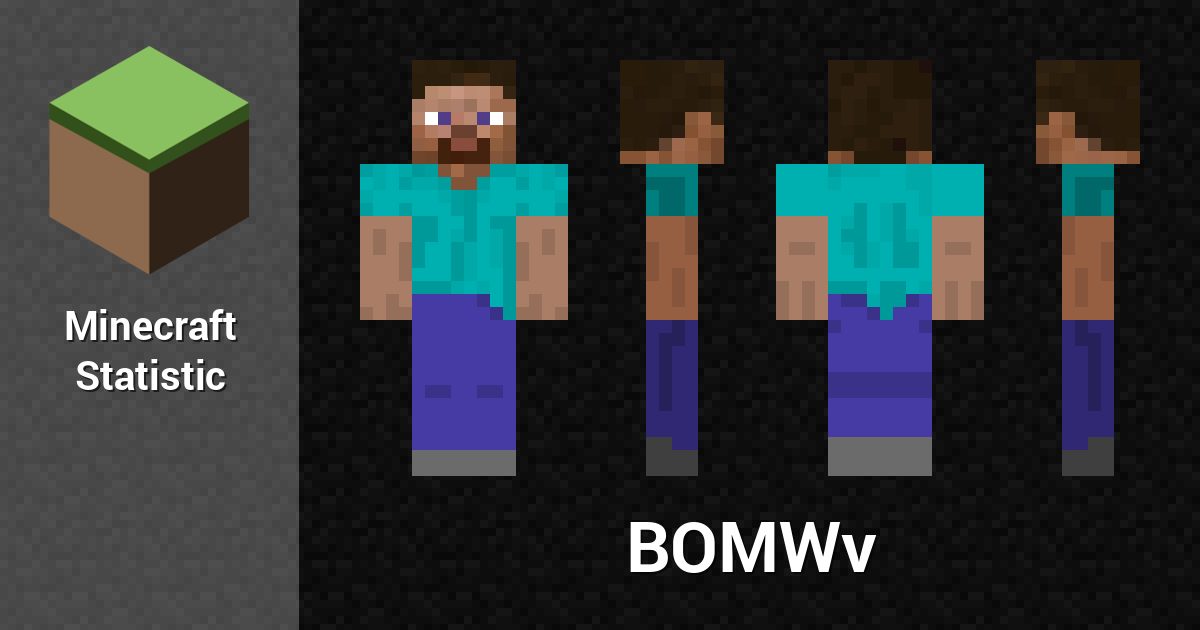 bomwv minecraft player minecraft statistics minecraft statistics