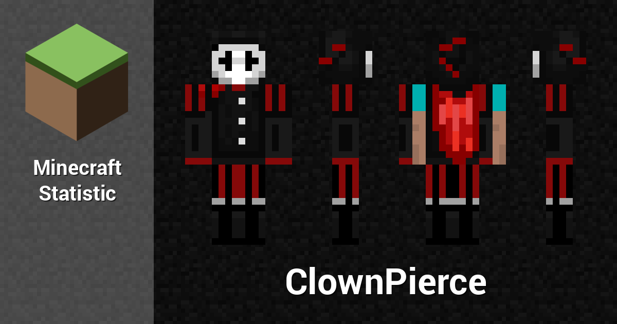 Clownpierce, Minecraft Skin