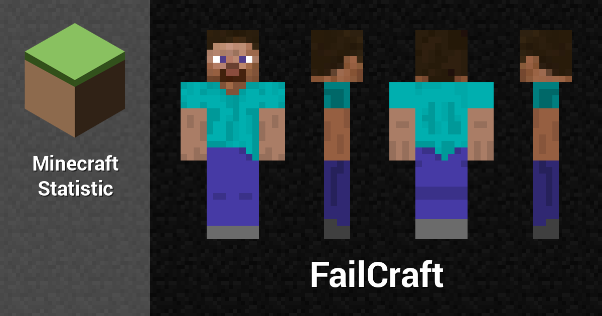 Failcraft Minecraft Player Minecraft Statistics