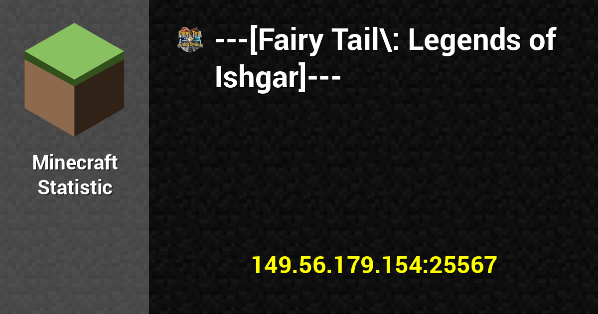 Fairy Tail Legends of Ishgar Minecraft Server