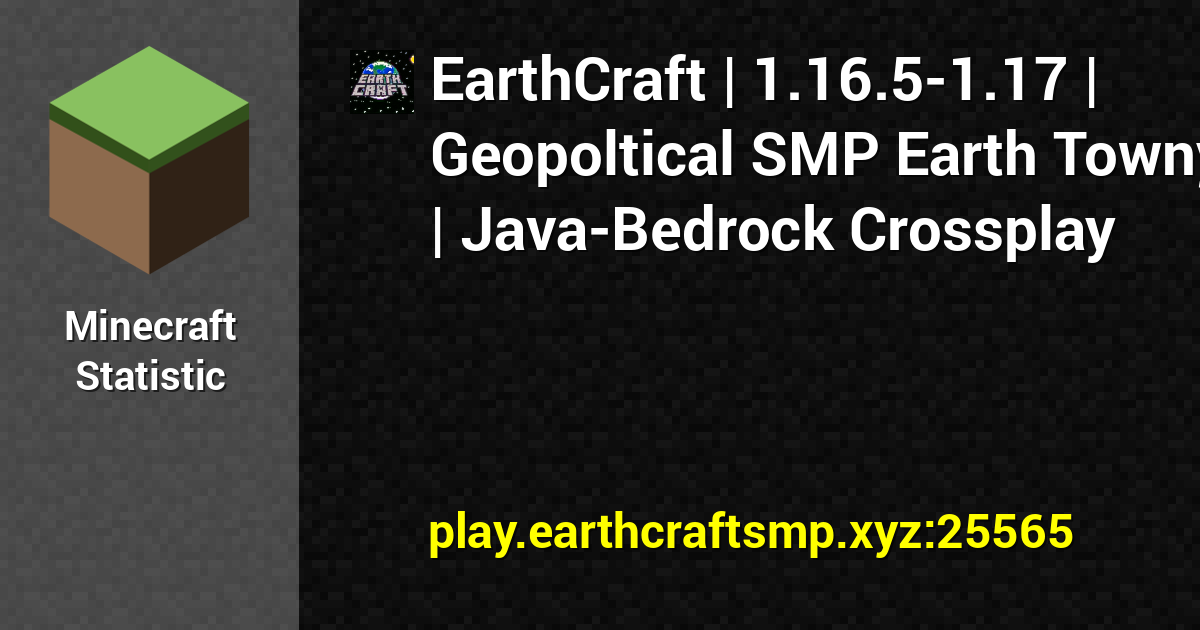 EarthCraft Minecraft Server