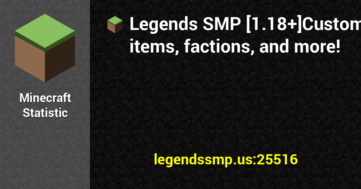 gaming legends smp Minecraft Server