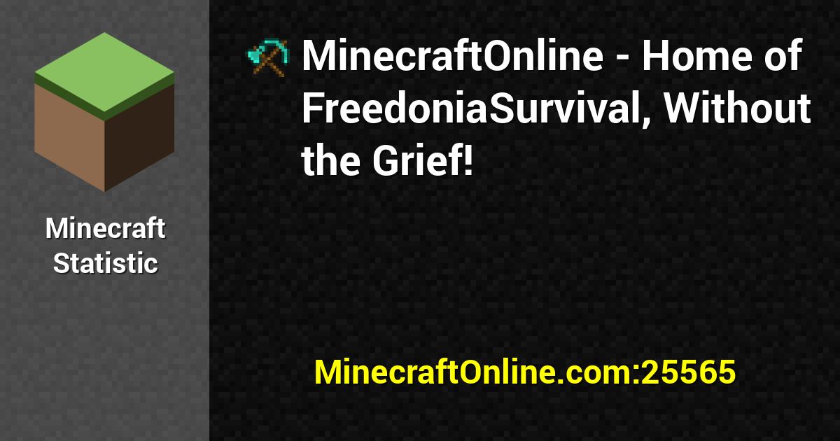 MinecraftOnline - Minecraft Survival Server IP, Reviews & Vote