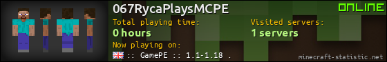 067RycaPlaysMCPE userbar 560x90