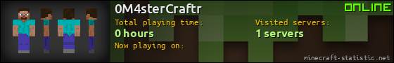 0M4sterCraftr userbar 560x90