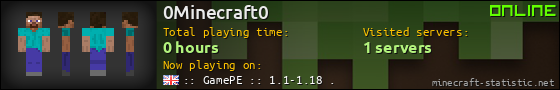 0Minecraft0 userbar 560x90