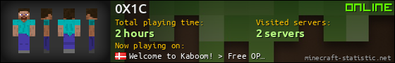 0X1C userbar 560x90