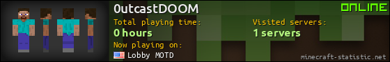 0utcastDOOM userbar 560x90