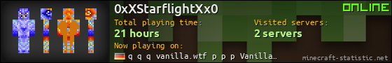 0xXStarflightXx0 userbar 560x90