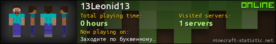 13Leonid13 userbar 560x90