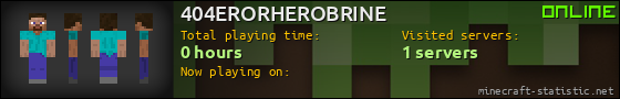 404ERORHEROBRINE userbar 560x90