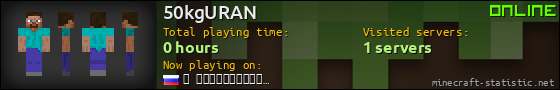 50kgURAN userbar 560x90