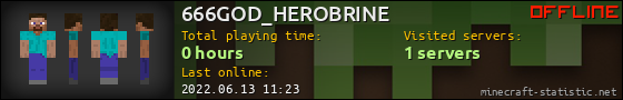 666GOD_HEROBRINE userbar 560x90